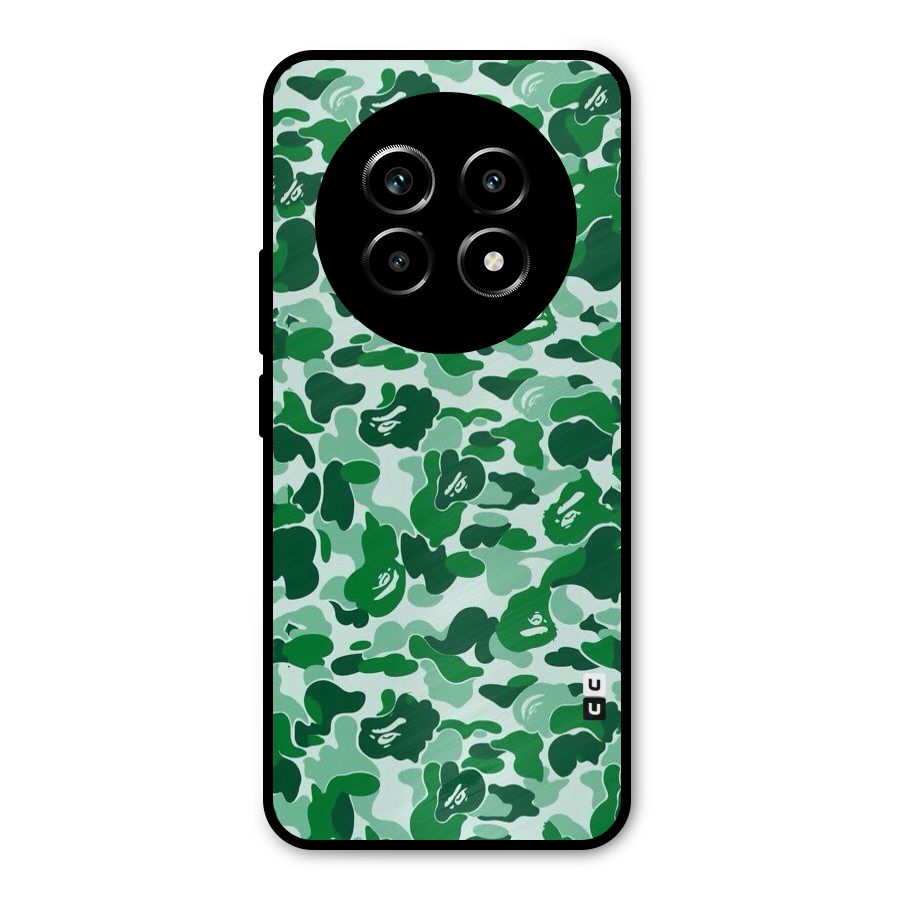 Colorful Camouflage Metal Back Case for Realme 13 Pro