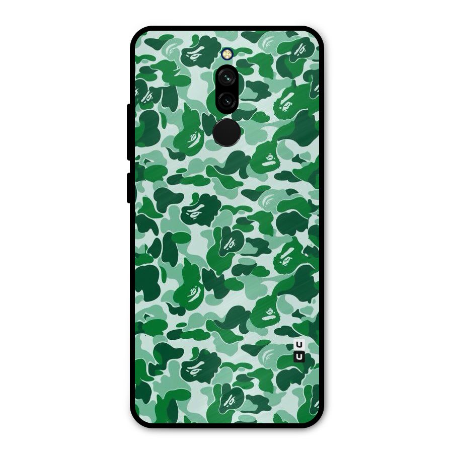 Colorful Camouflage Metal Back Case for Redmi 8