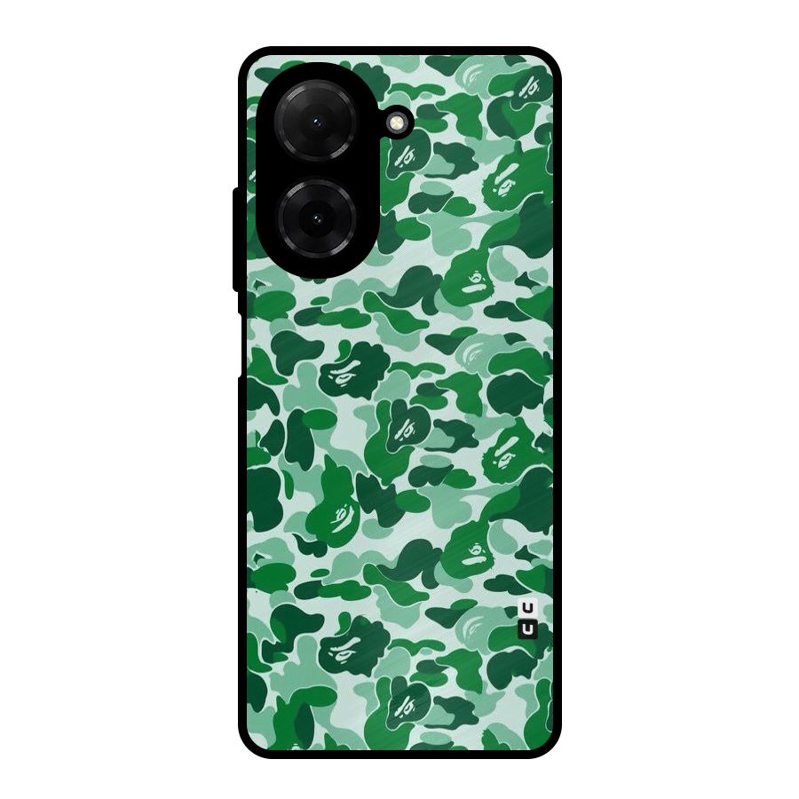 Colorful Camouflage Metal Back Case for Redmi A5 4G