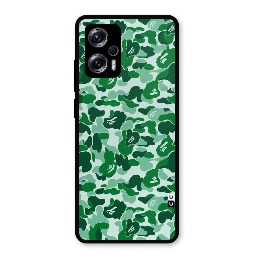 Colorful Camouflage Metal Back Case for Redmi K50i