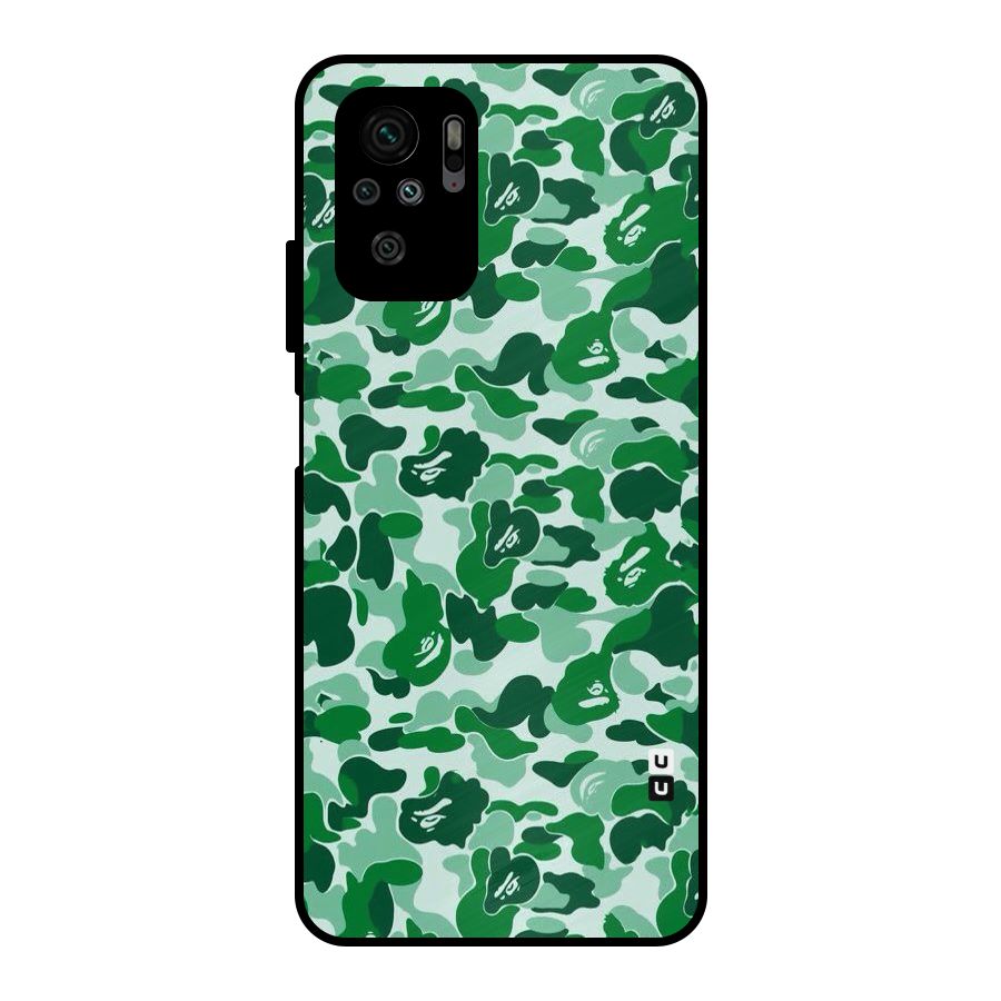 Colorful Camouflage Metal Back Case for Redmi Note 10S