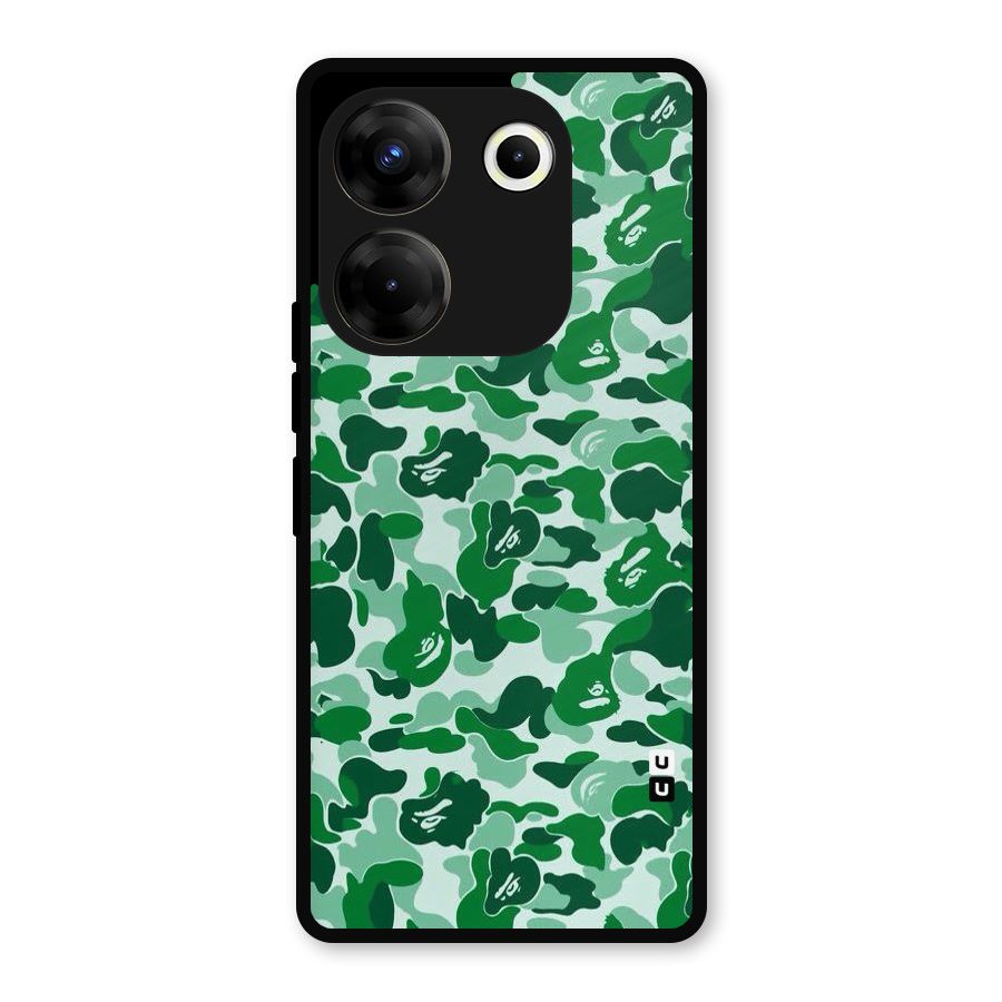 Colorful Camouflage Metal Back Case for Tecno Camon 20