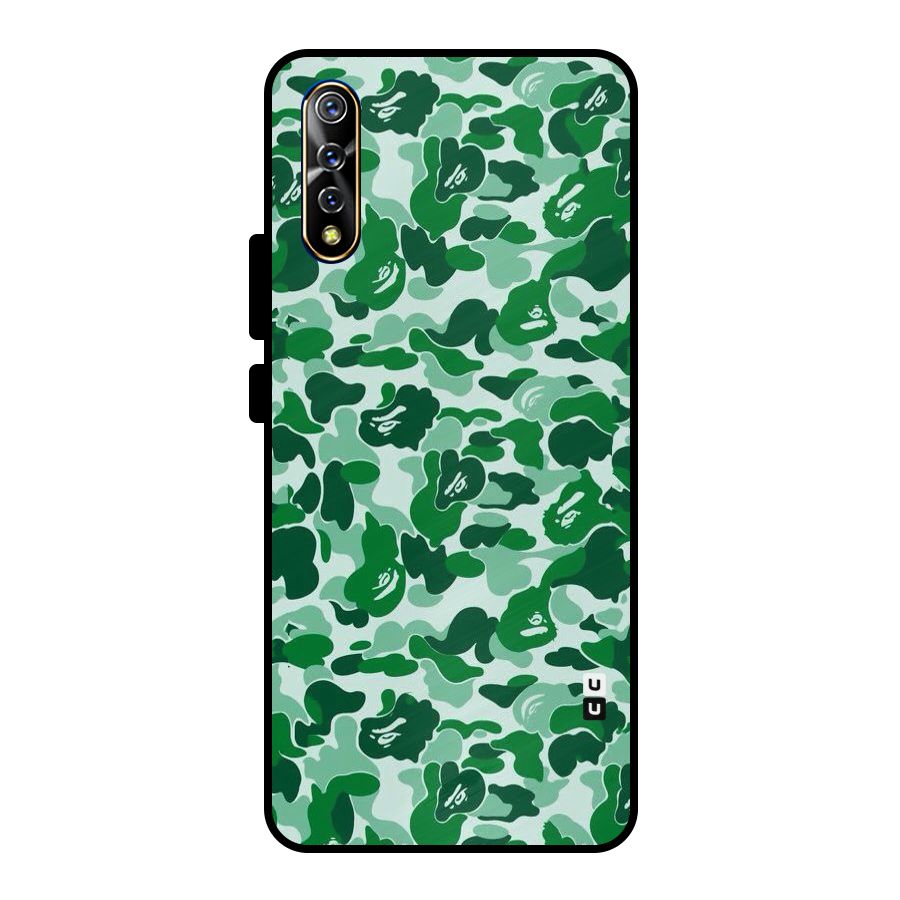 Colorful Camouflage Metal Back Case for Vivo S1
