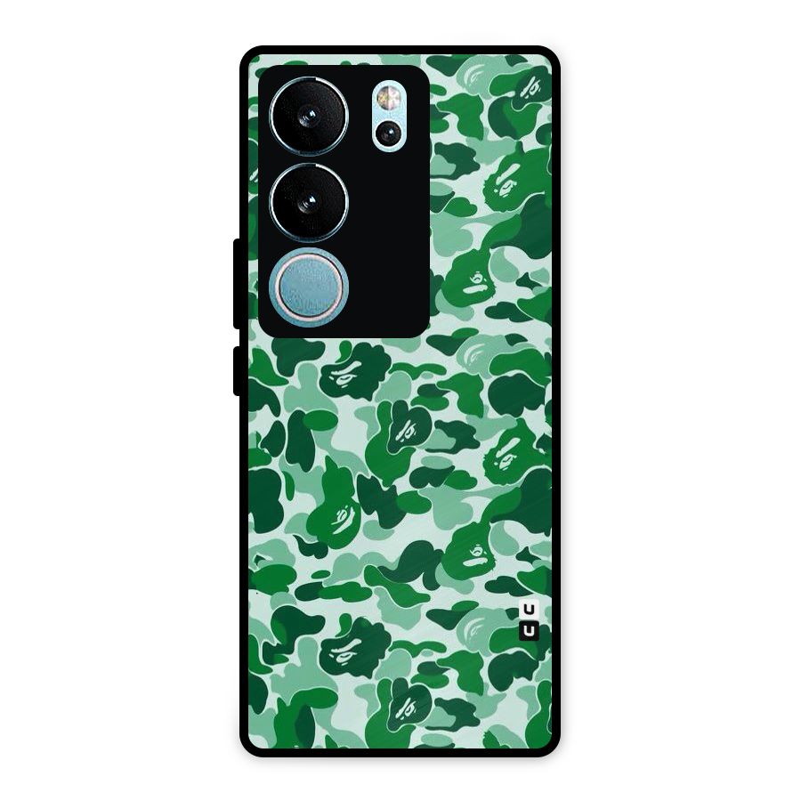 Colorful Camouflage Metal Back Case for Vivo V29