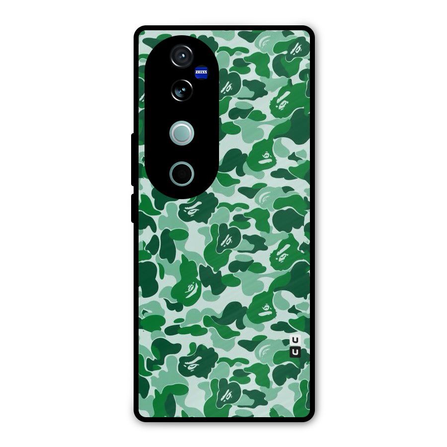 Colorful Camouflage Metal Back Case for Vivo V40