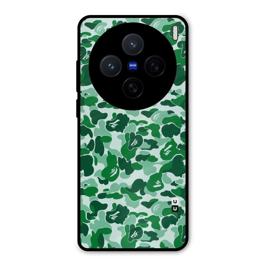 Colorful Camouflage Metal Back Case for Vivo X200