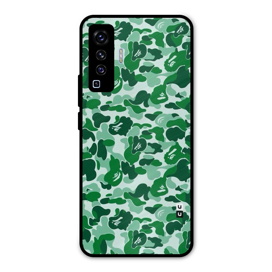Colorful Camouflage Metal Back Case for Vivo X50