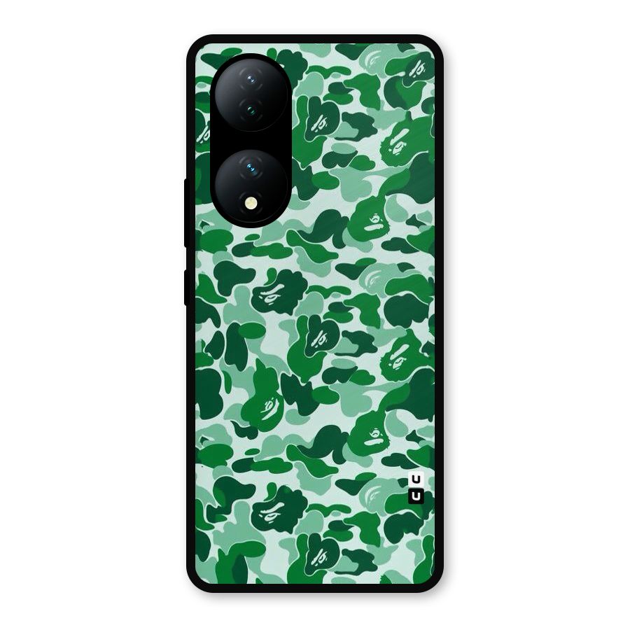 Colorful Camouflage Metal Back Case for Vivo Y100a