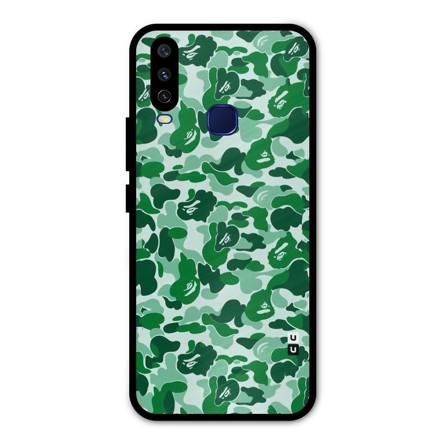 Colorful Camouflage Metal Back Case for Vivo Y12