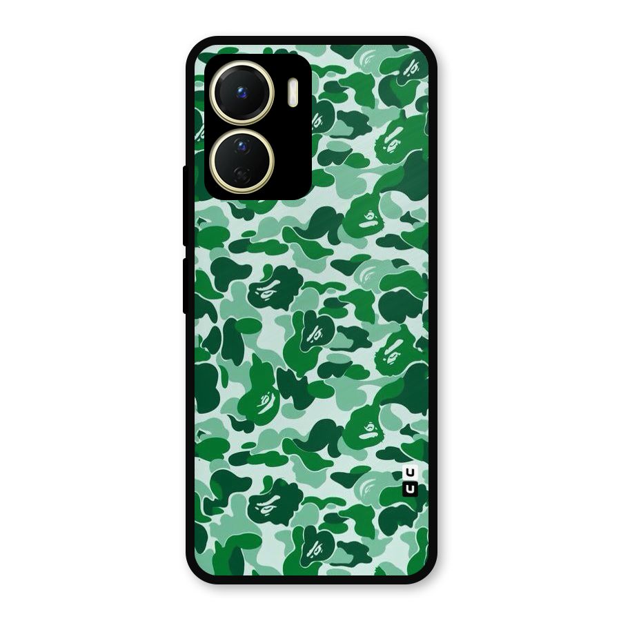 Colorful Camouflage Metal Back Case for Vivo Y16