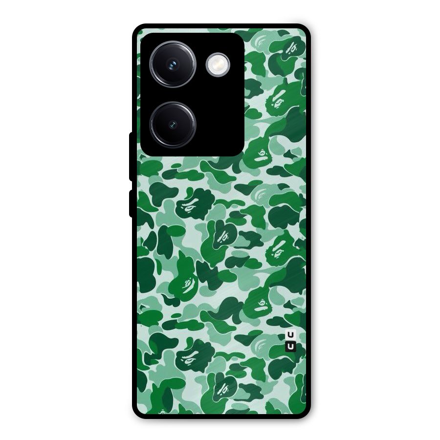 Colorful Camouflage Metal Back Case for Vivo Y300 Plus
