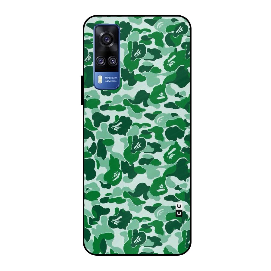 Colorful Camouflage Metal Back Case for Vivo Y51