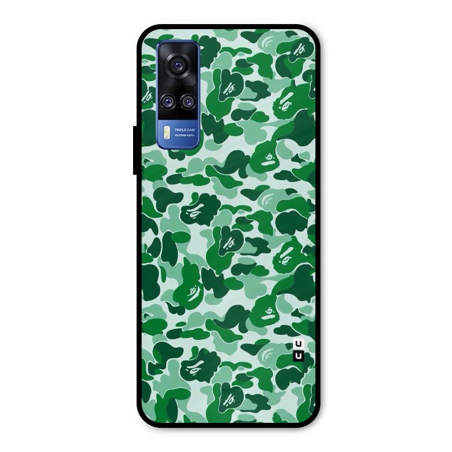 Colorful Camouflage Metal Back Case for Vivo Y51A