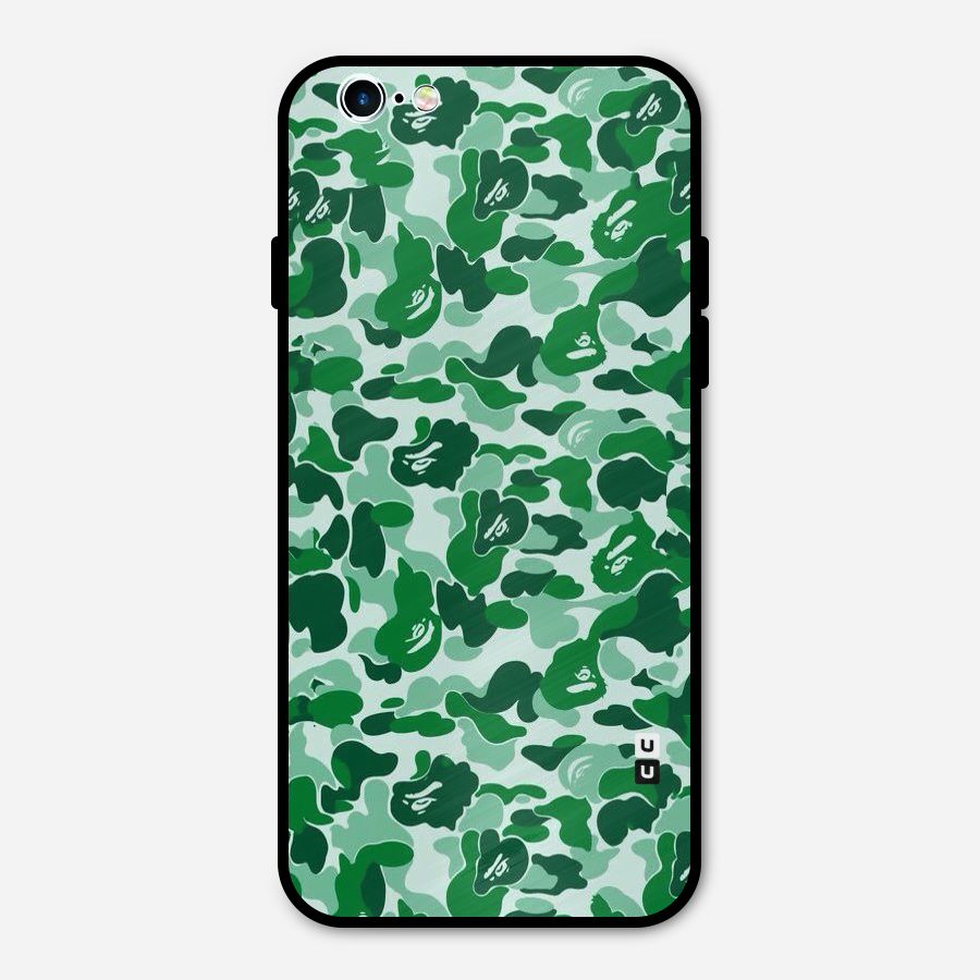 Colorful Camouflage Metal Back Case for iPhone 6 6s