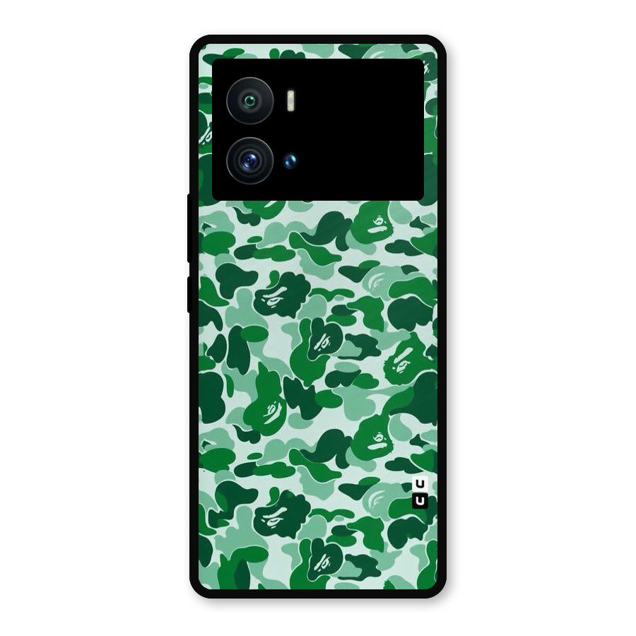 Colorful Camouflage Metal Back Case for iQOO 9 Pro