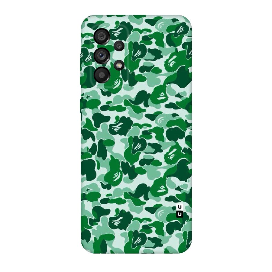 Colorful Camouflage Original Polycarbonate Back Case for Galaxy A73 5G