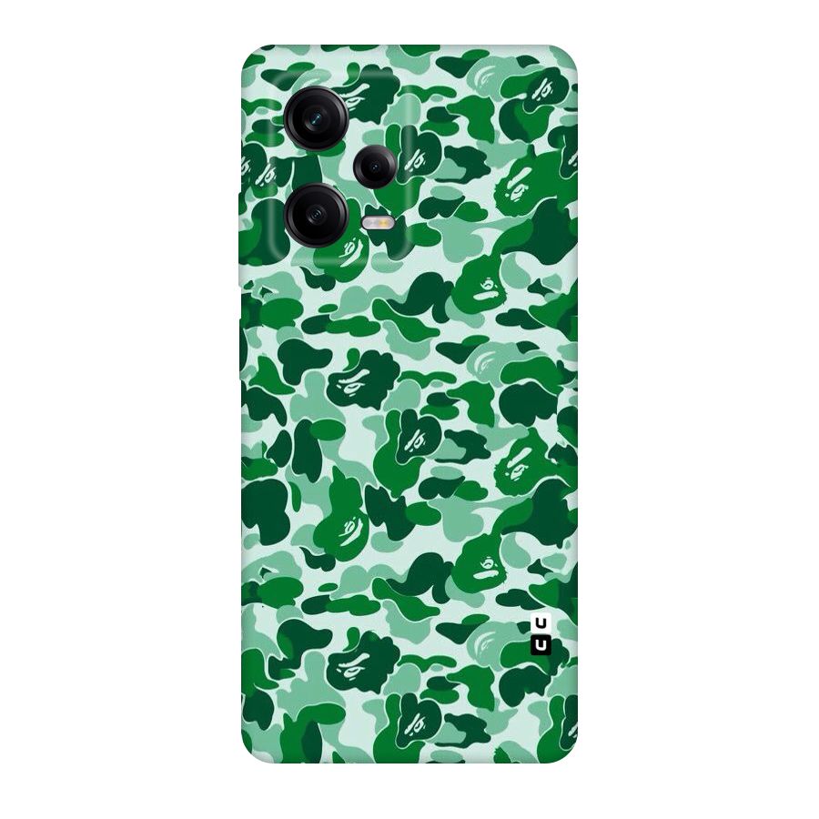 Colorful Camouflage Original Polycarbonate Back Case for Redmi Note 12 Pro