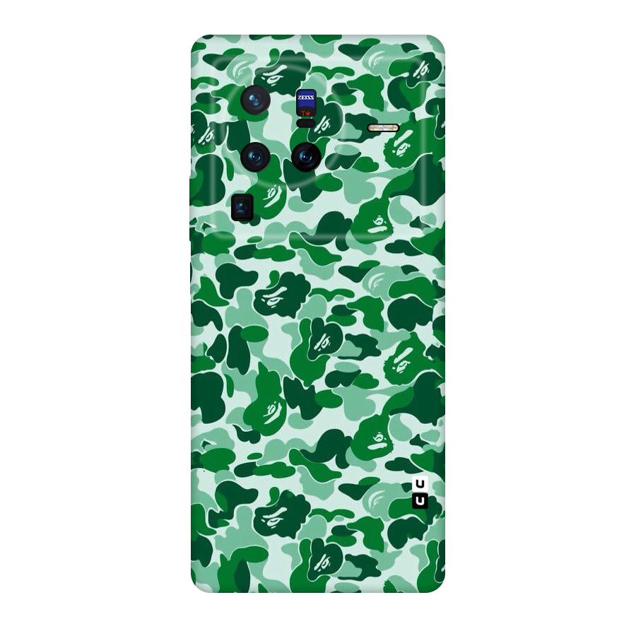 Colorful Camouflage Original Polycarbonate Back Case for Vivo X80