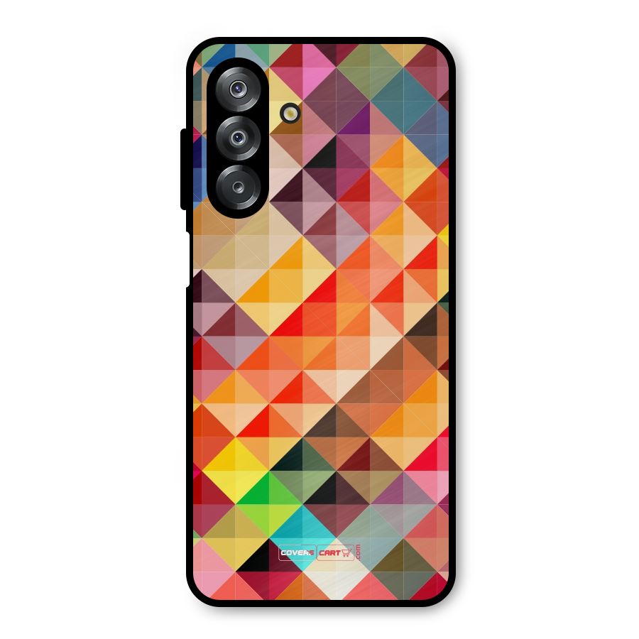 Colorful Cubes Metal Back Case for Galaxy A26