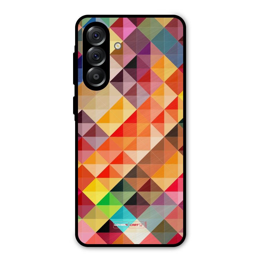 Colorful Cubes Metal Back Case for Galaxy A56