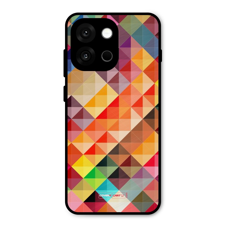 Colorful Cubes Metal Back Case for OnePlus 13s