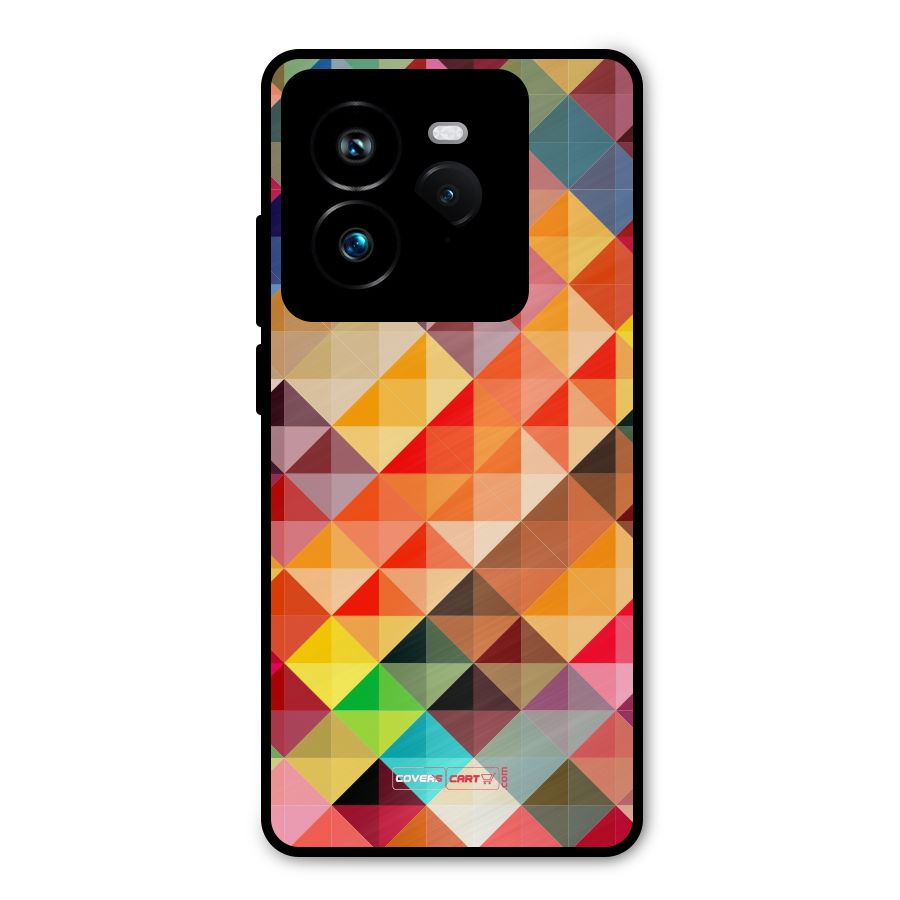 Colorful Cubes Metal Back Case for Realme GT 7 Pro