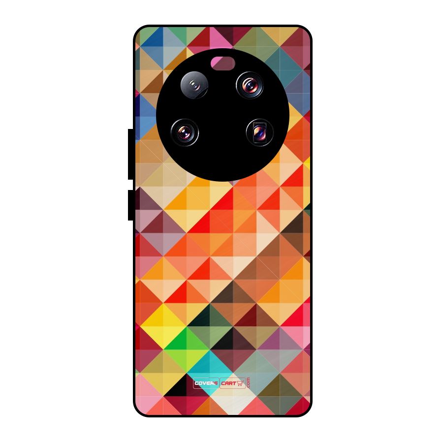 Colorful Cubes Metal Back Case for Xiaomi 13 Ultra