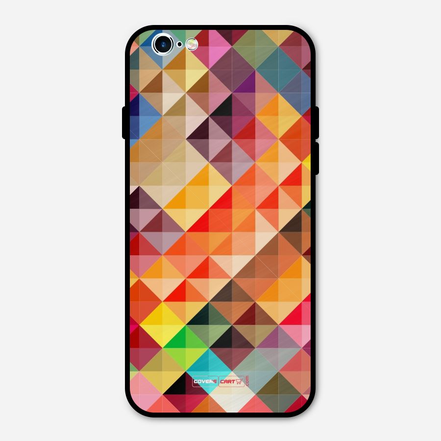 Colorful Cubes Metal Back Case for iPhone 6 6s