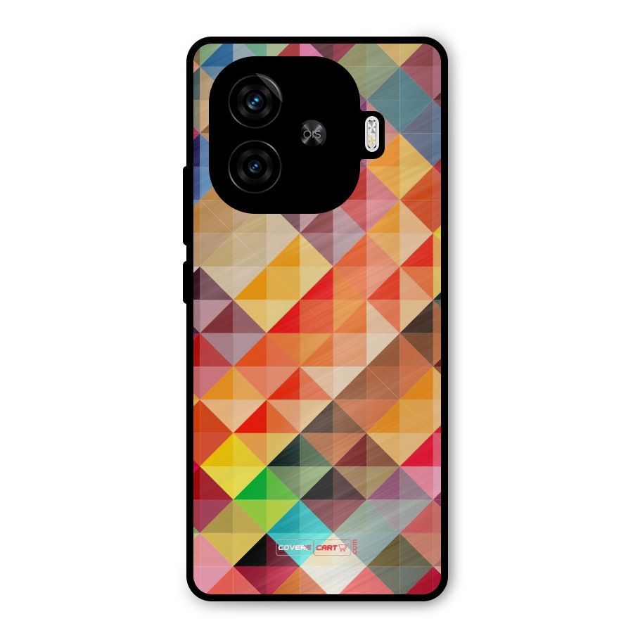 Colorful Cubes Metal Back Case for iQOO Neo 10R