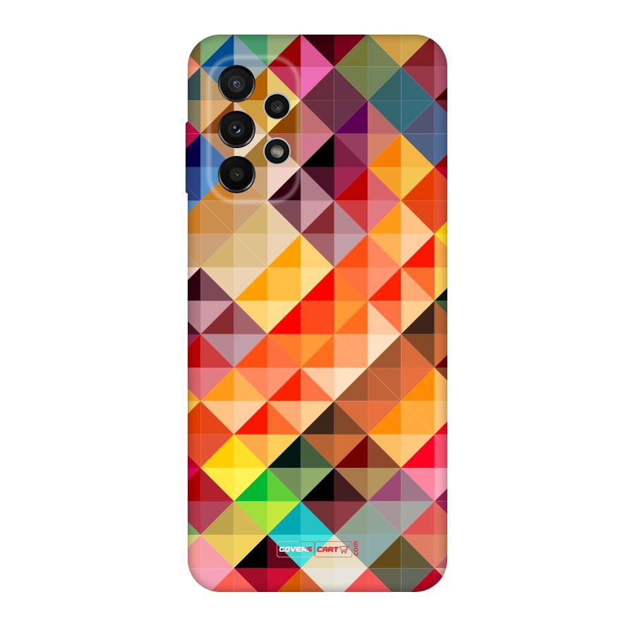Colorful Cubes Original Polycarbonate Back Case for Galaxy A23