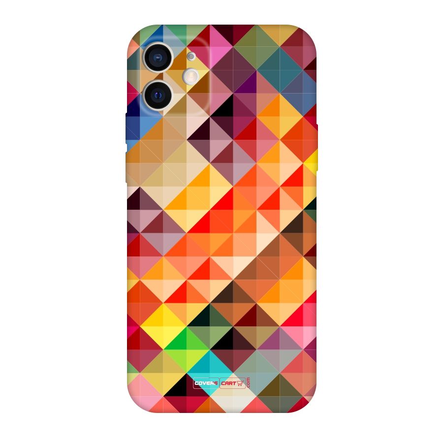 Colorful Cubes Original Polycarbonate Back Case for iPhone 12