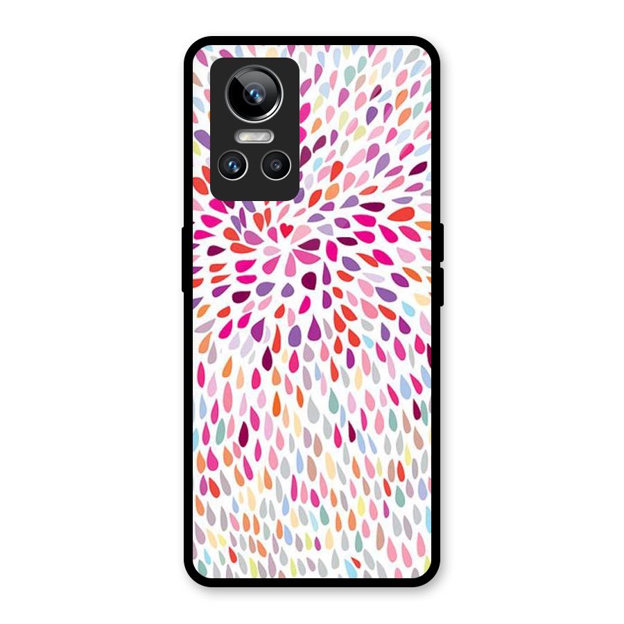 Colorful Decorative Pattern Glass Back Case for Realme GT Neo 3