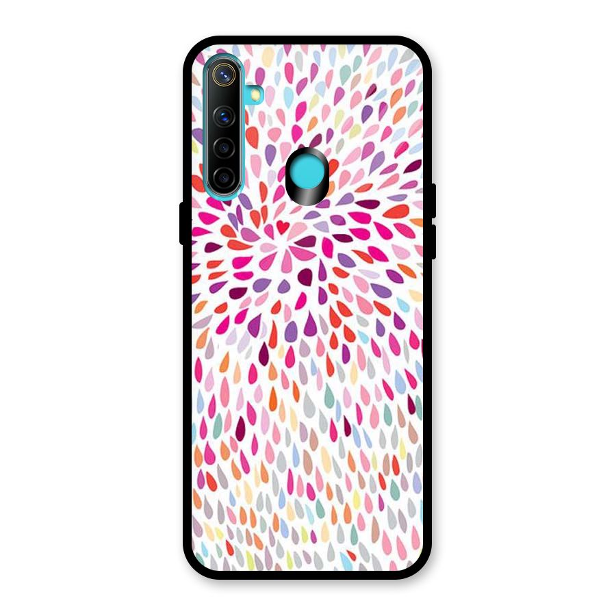 Colorful Decorative Pattern Glass Back Case for Realme Narzo 10
