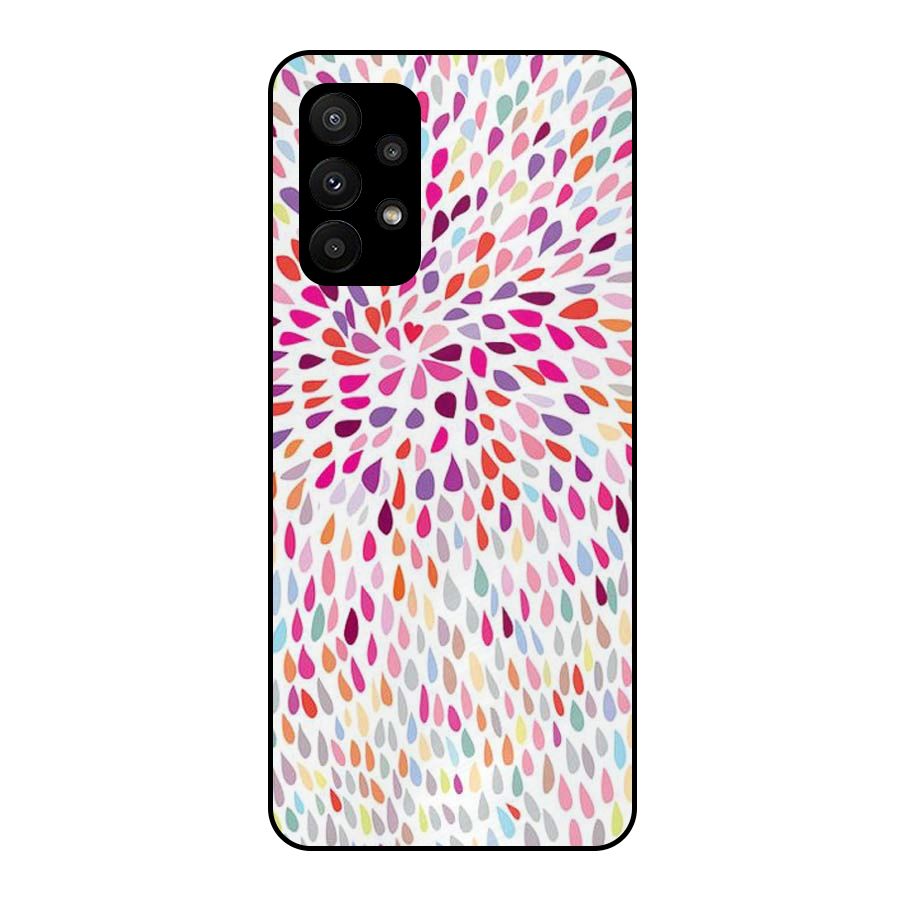 Colorful Decorative Pattern Metal Back Case for Galaxy A23