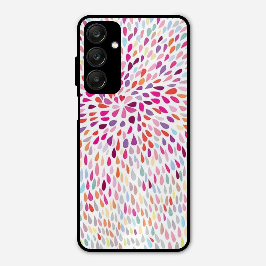 Colorful Decorative Pattern Metal Back Case for Galaxy A25 5G