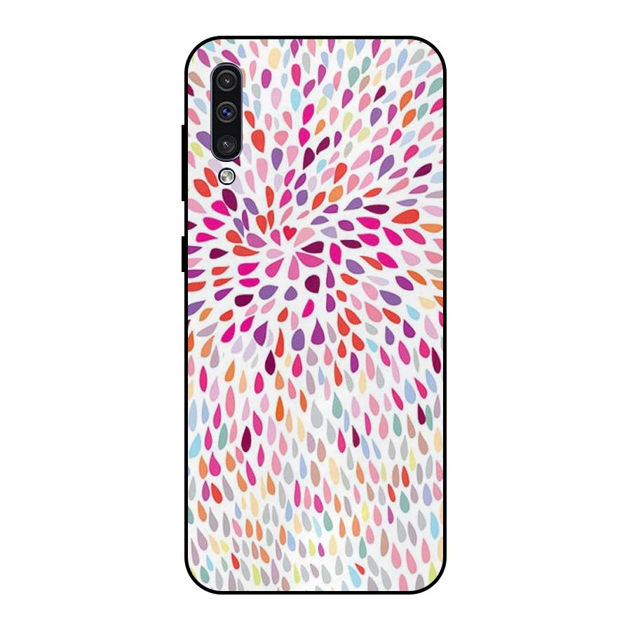 Colorful Decorative Pattern Metal Back Case for Galaxy A50s