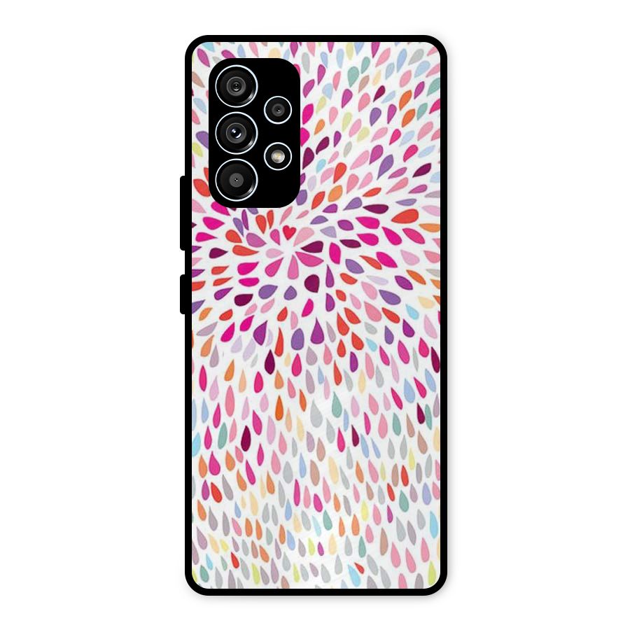 Colorful Decorative Pattern Metal Back Case for Galaxy A53 5G
