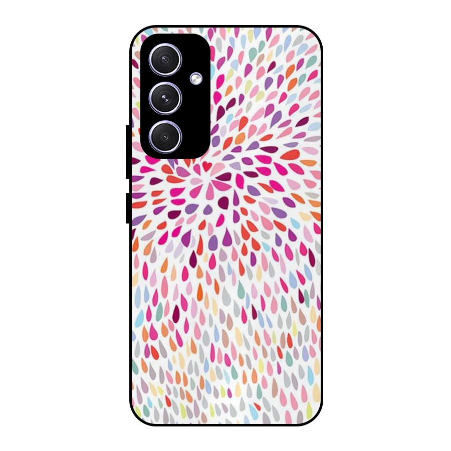 Colorful Decorative Pattern Metal Back Case for Galaxy A54