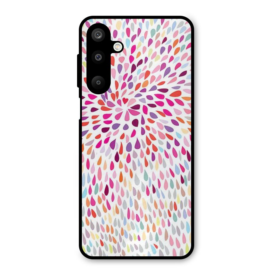 Colorful Decorative Pattern Metal Back Case for Galaxy M16