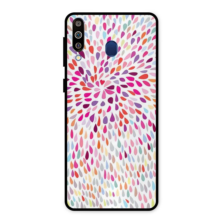 Colorful Decorative Pattern Metal Back Case for Galaxy M30