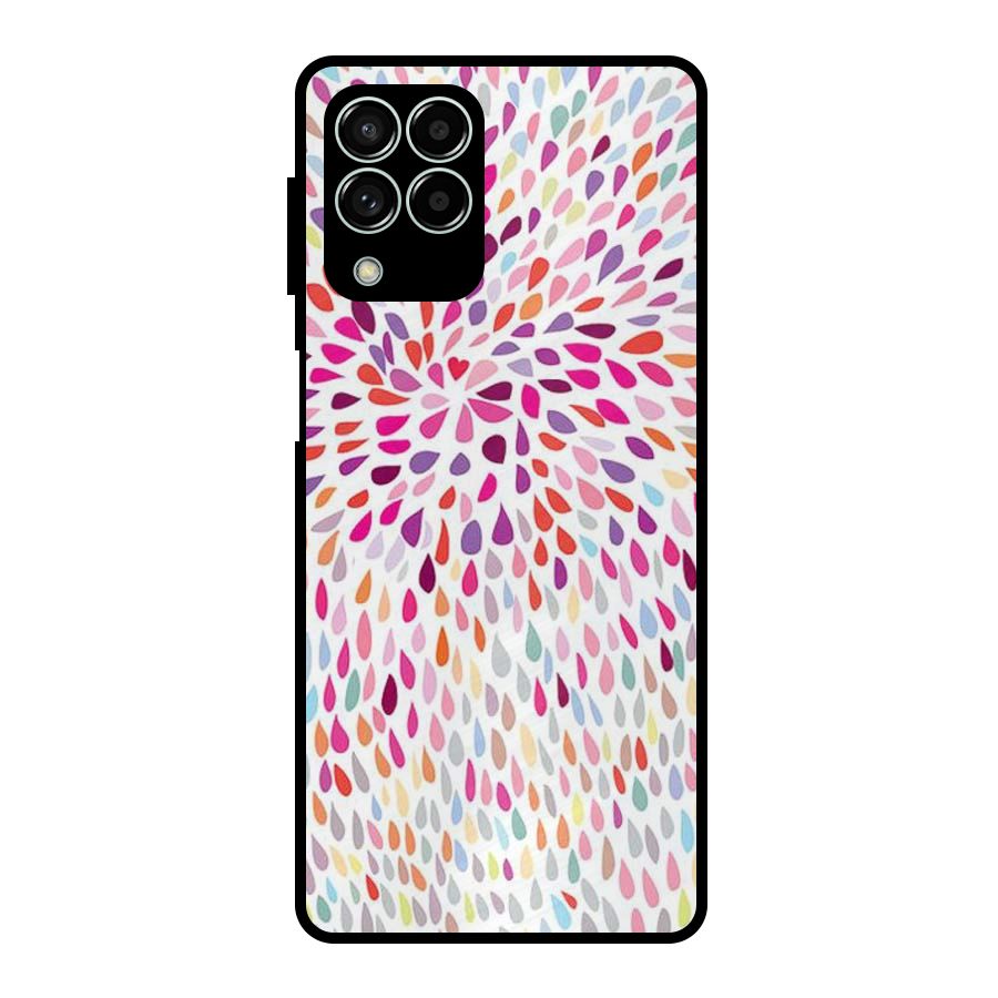 Colorful Decorative Pattern Metal Back Case for Galaxy M33
