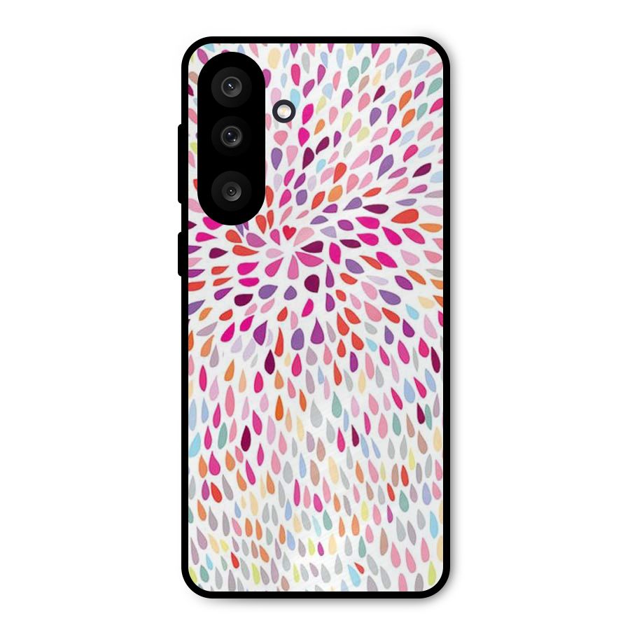 Colorful Decorative Pattern Metal Back Case for Galaxy M56