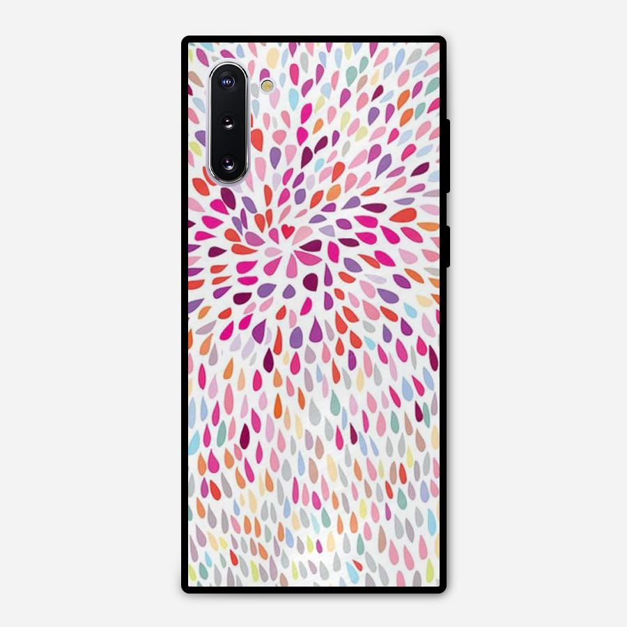 Colorful Decorative Pattern Metal Back Case for Galaxy Note 10