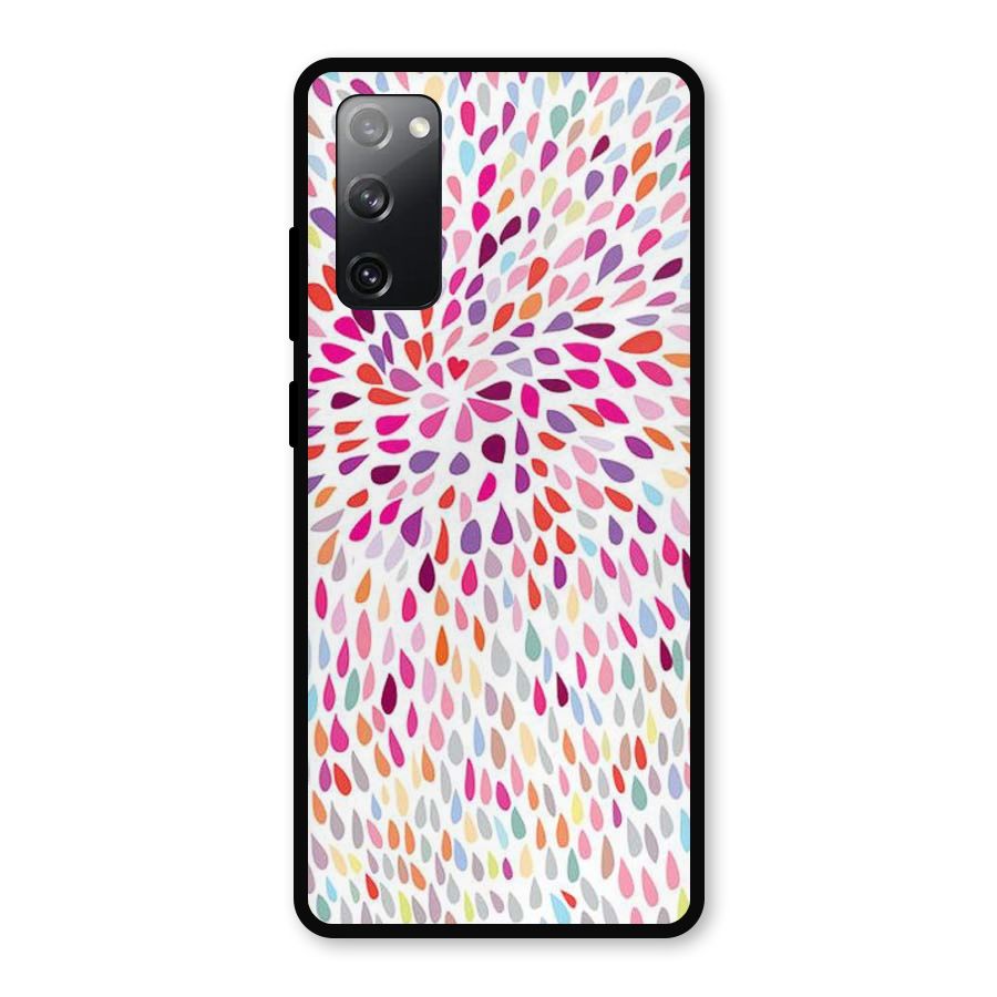 Colorful Decorative Pattern Metal Back Case for Galaxy S20 FE