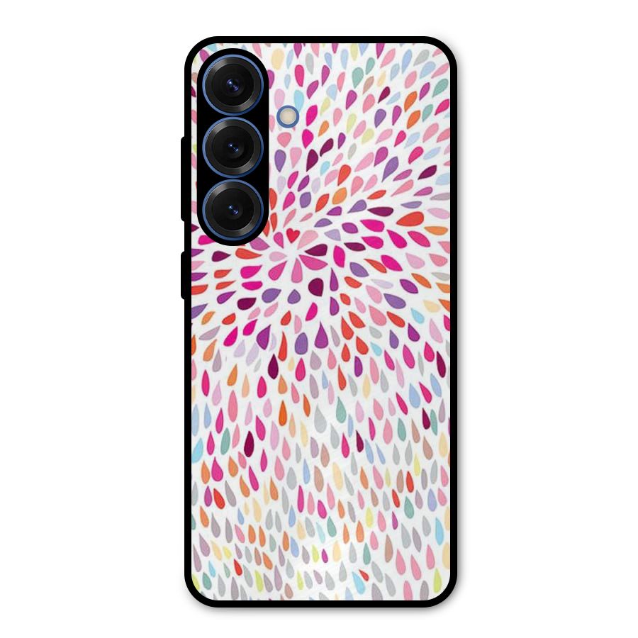Colorful Decorative Pattern Metal Back Case for Galaxy S25