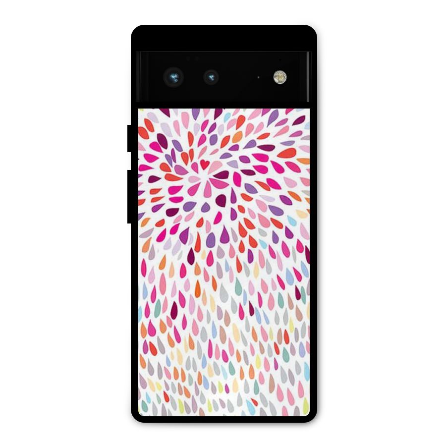 Colorful Decorative Pattern Metal Back Case for Google Pixel 6