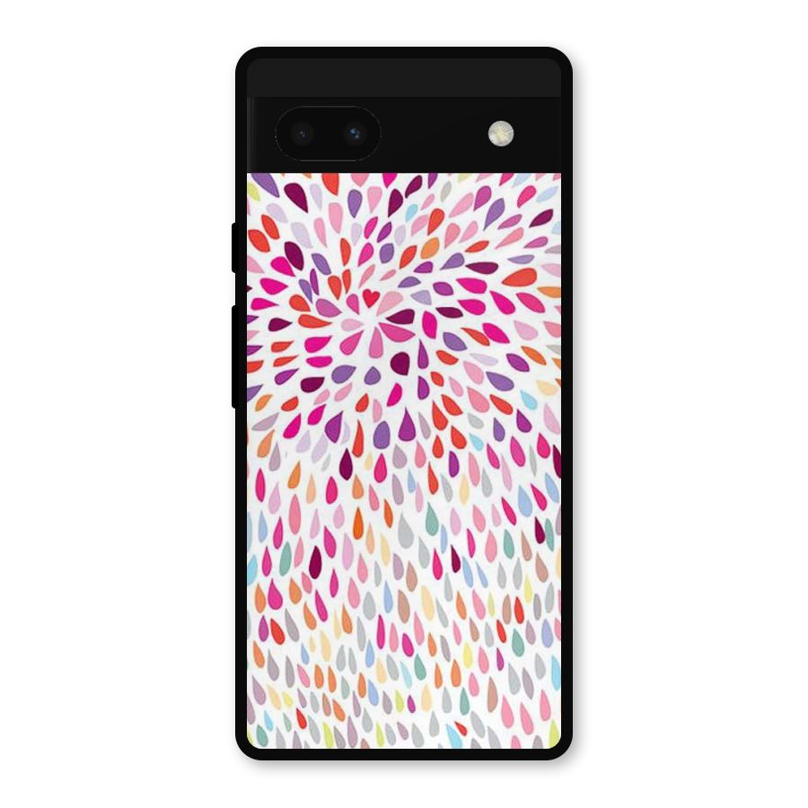 Colorful Decorative Pattern Metal Back Case for Google Pixel 6a