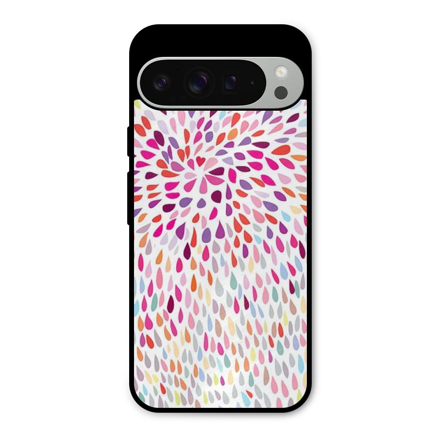 Colorful Decorative Pattern Metal Back Case for Google Pixel 9 Pro XL