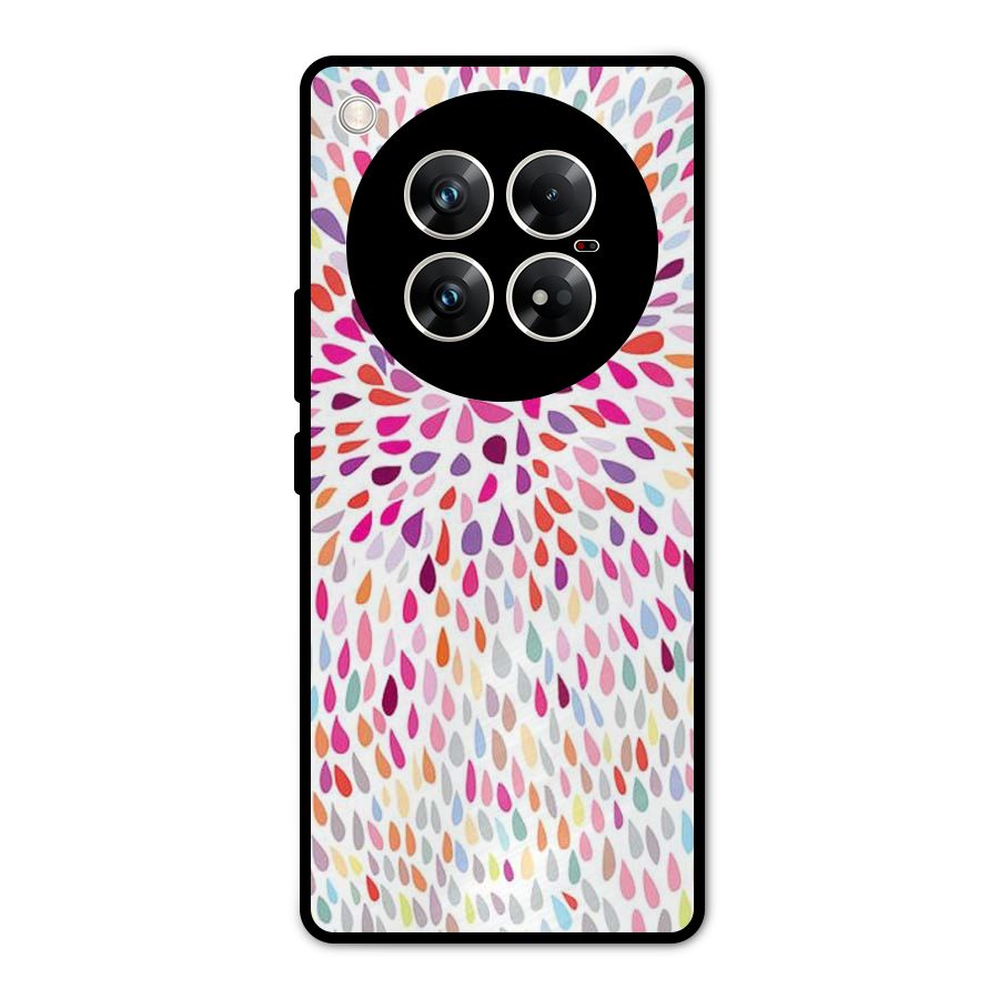 Colorful Decorative Pattern Metal Back Case for Infinix Zero 40 5G