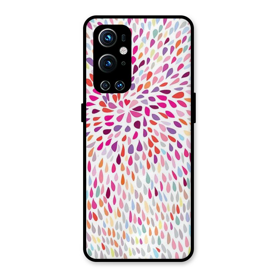 Colorful Decorative Pattern Metal Back Case for OnePlus 9 Pro